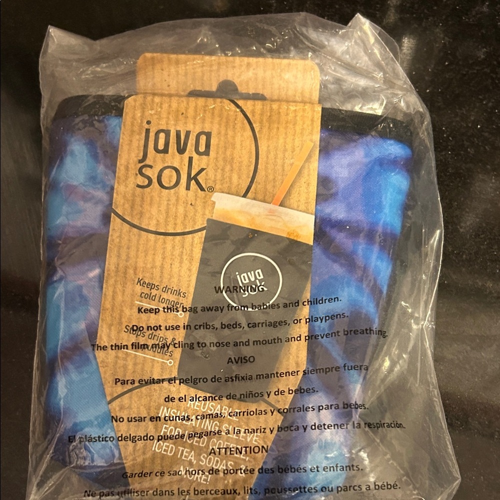 Blue Insulated Drink Sleeve